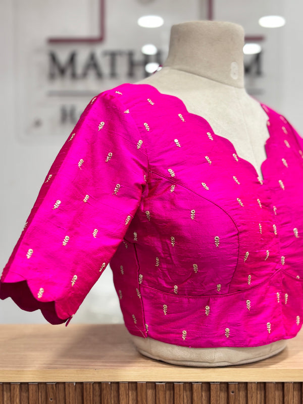 Tamara- Pink Zardosi Blouse