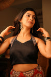 Zippie- Black Blouse