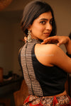 Zippie- Black Blouse