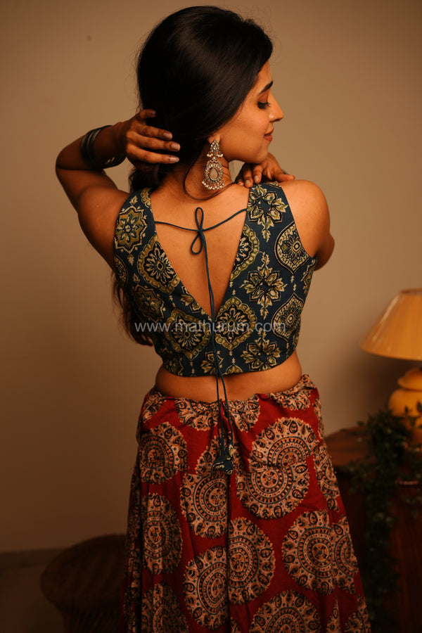 Zamra- Blue Blouse