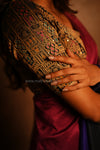 Manjari- Navy Blue Blouse