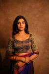 Manjari- Navy Blue Blouse
