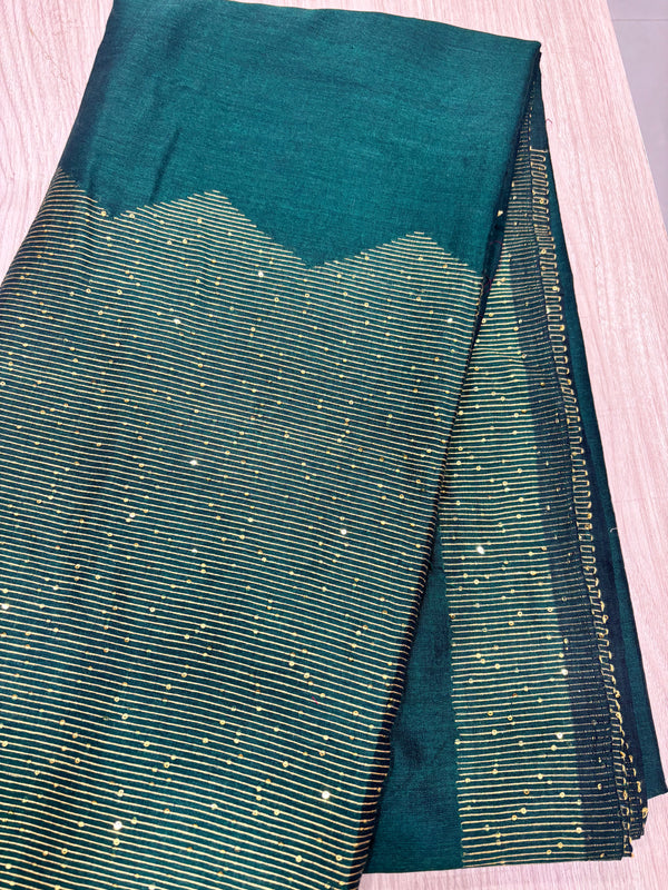 Starry Dust Saree - Green