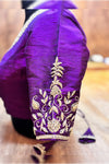 NILA- Wine Zardosi Blouse