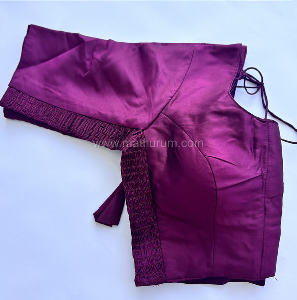 Riva- Wine Strechable Blouse