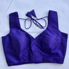 Rang- Violet Blouse (Attachable Sleeves)