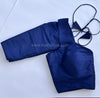 Rang- Navy Blue Blouse (Attachable Sleeves)