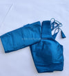 Rang- Blue/Green Blouse (Attachable Sleeves)