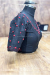 Roja - Black Embroidery Blouse