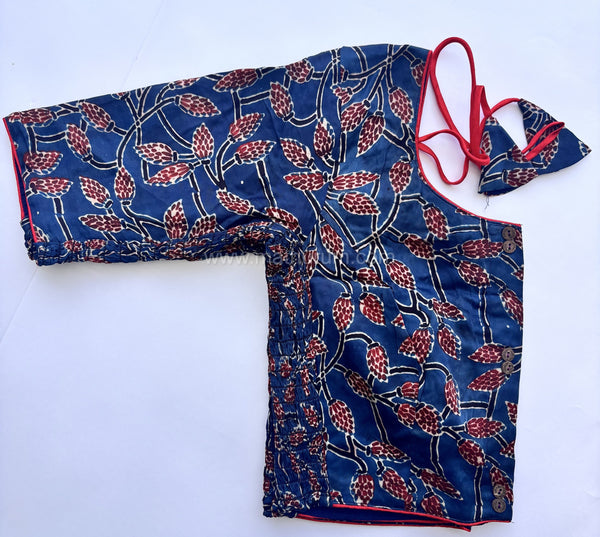 Ziva- Blue Strechable Blouse