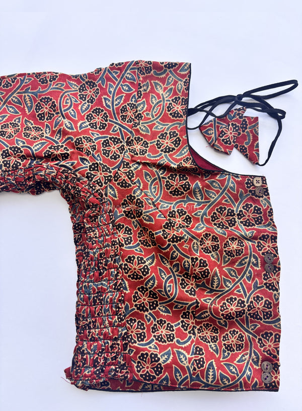 Ziva- Maroon Strechable Blouse