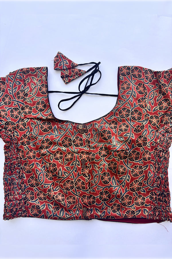 Ziva- Maroon Strechable Blouse