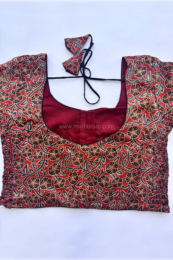 Ziva- Maroon Strechable Blouse