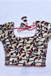 Ziva- Off-white Strechable Blouse