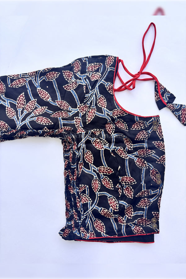 Ziva- Black Strechable Blouse