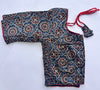 Ziva- Indigo Strechable Blouse
