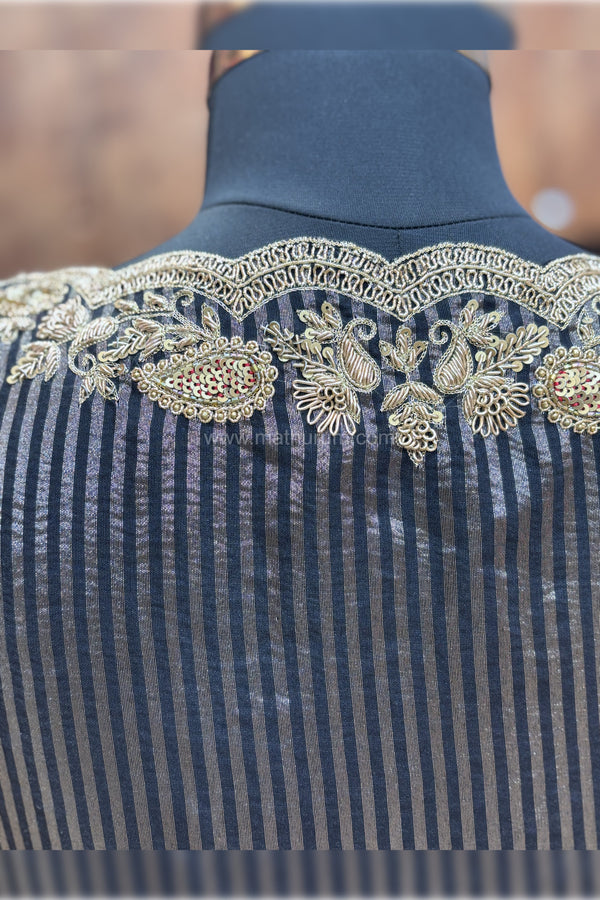 Zivara- Black Zardosi Blouse