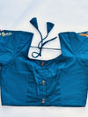 Little Garden - Blue&Green Embroidery Blouse