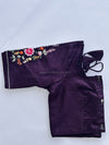 Little Garden - Wine Embroidery Blouse
