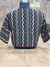 Paruthi Black ZigZag Blouse