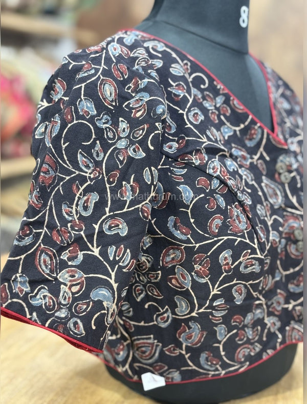 Paruthi Black Floral Blouse