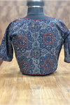 Paruthi Indigo Big Floral Blouse