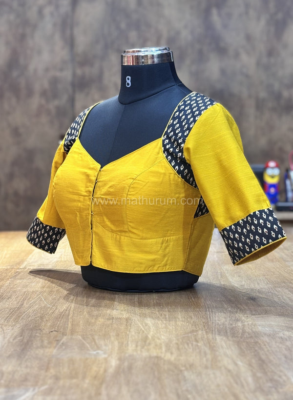 VIVID- Mustard Blouse