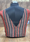 The Thari Edit- Rust Blouse (Attachable Sleeves)
