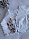 Botanica - White Embroidery Blouse