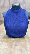 Boho Knot- Navy Blue Blouse
