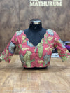 RAAS- Pink Penkalamkari Zardosi Blouse