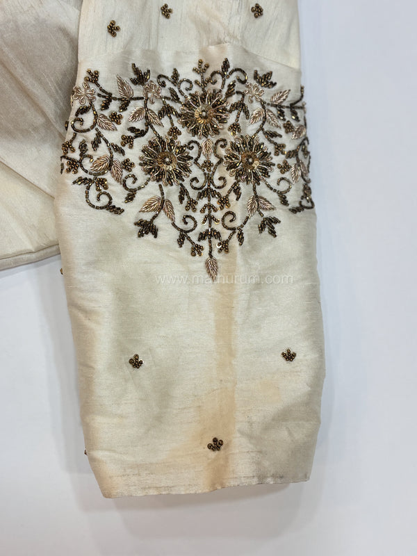 Handwork - White Blouse Pattern 2