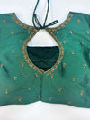 Handwork- Green Blouse Pattern 3