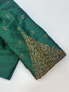 Handwork- Green Blouse Pattern 3