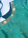 Handwork - Green Blouse Pattern 1