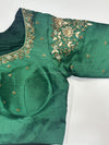 Handwork- Green Blouse Pattern 2