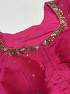 Handwork- Pink Blouse pattern 2