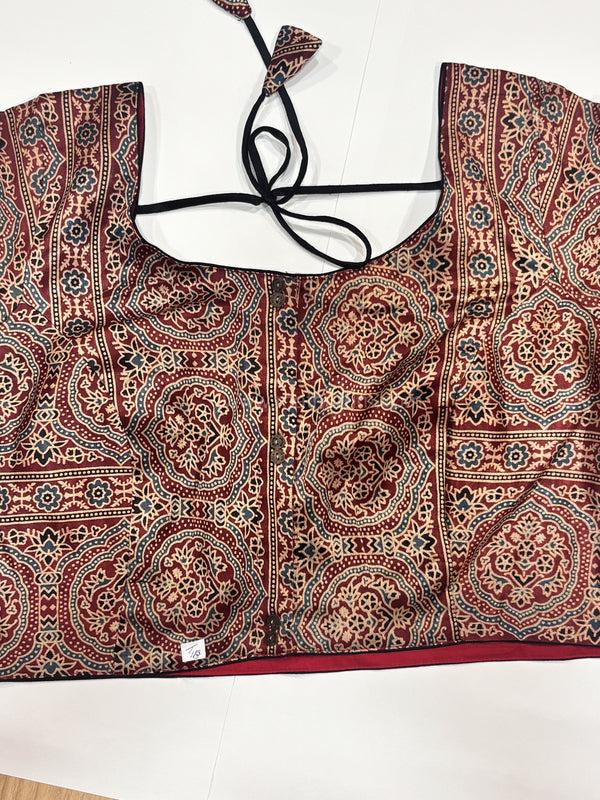 Ziva- Maroon Strechable Blouse