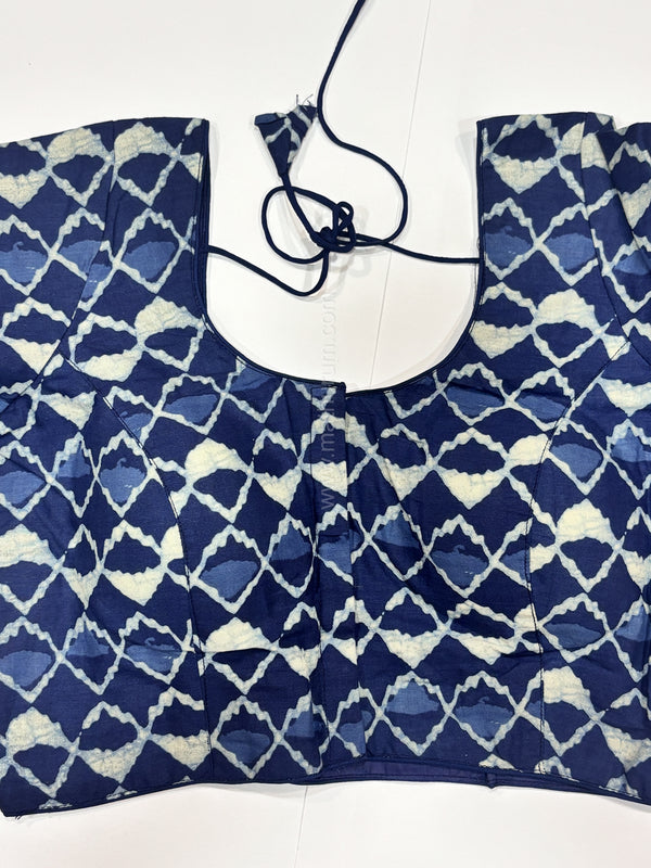 Blue Cotton Blouse