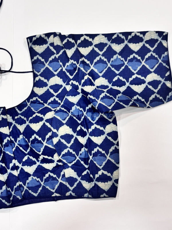 Blue Cotton Blouse