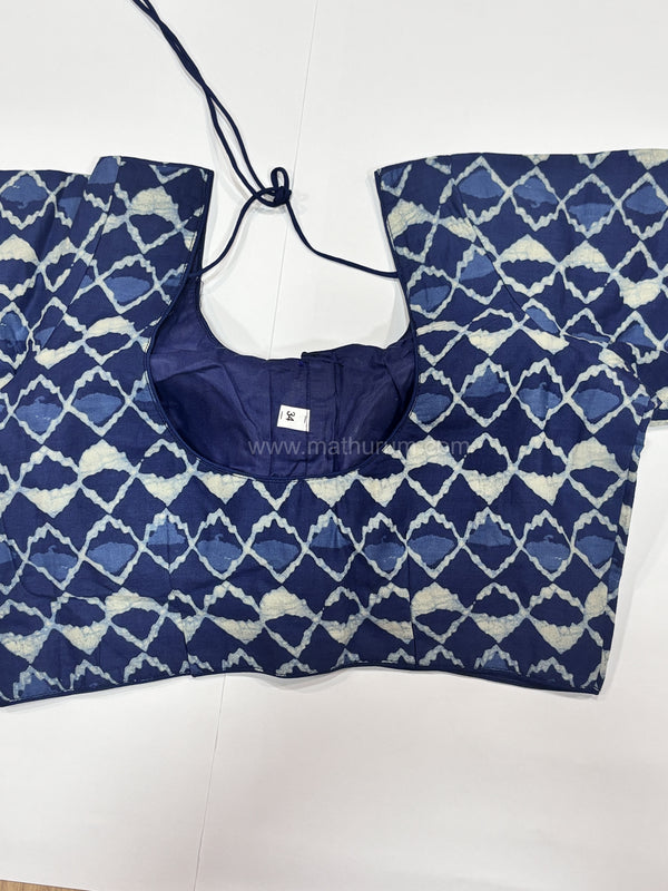 Blue Cotton Blouse