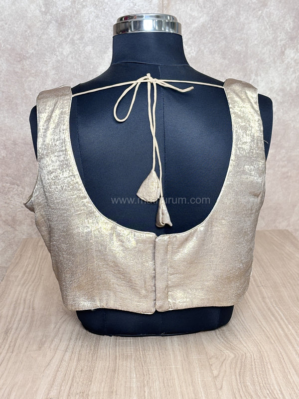 Glow Getter- Gold Blouse (Attachable Sleeves)