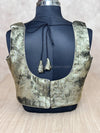 Glow Getter- Black Gold Blouse (Attachable Sleeves)