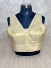 Shimmer & Sass- Gold Blouse (Attachable Sleeves)