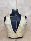 Shimmer & Sass- Antique Silver Blouse (Attachable Sleeves)