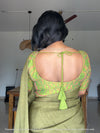 Mahika- Green Embroidery Blouse