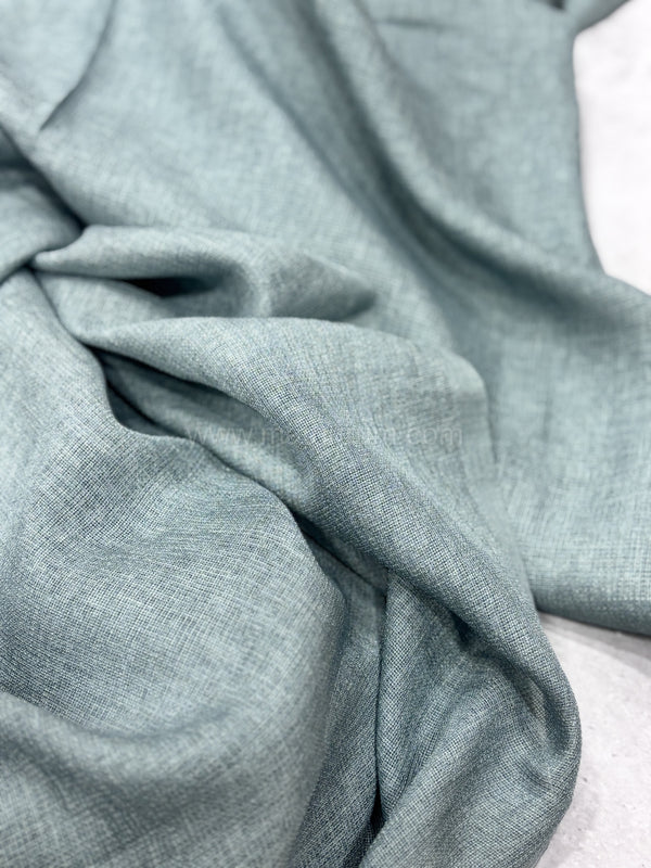 Nira Jute Silk Plain Sarees - Blue Grey