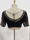 Isha- Black Embroidery Blouse