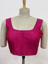 Sakki-Dark Pink Blouse (Attachable Sleeves)