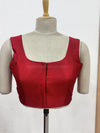 Sakki-Red Blouse (Attachable Sleeves)